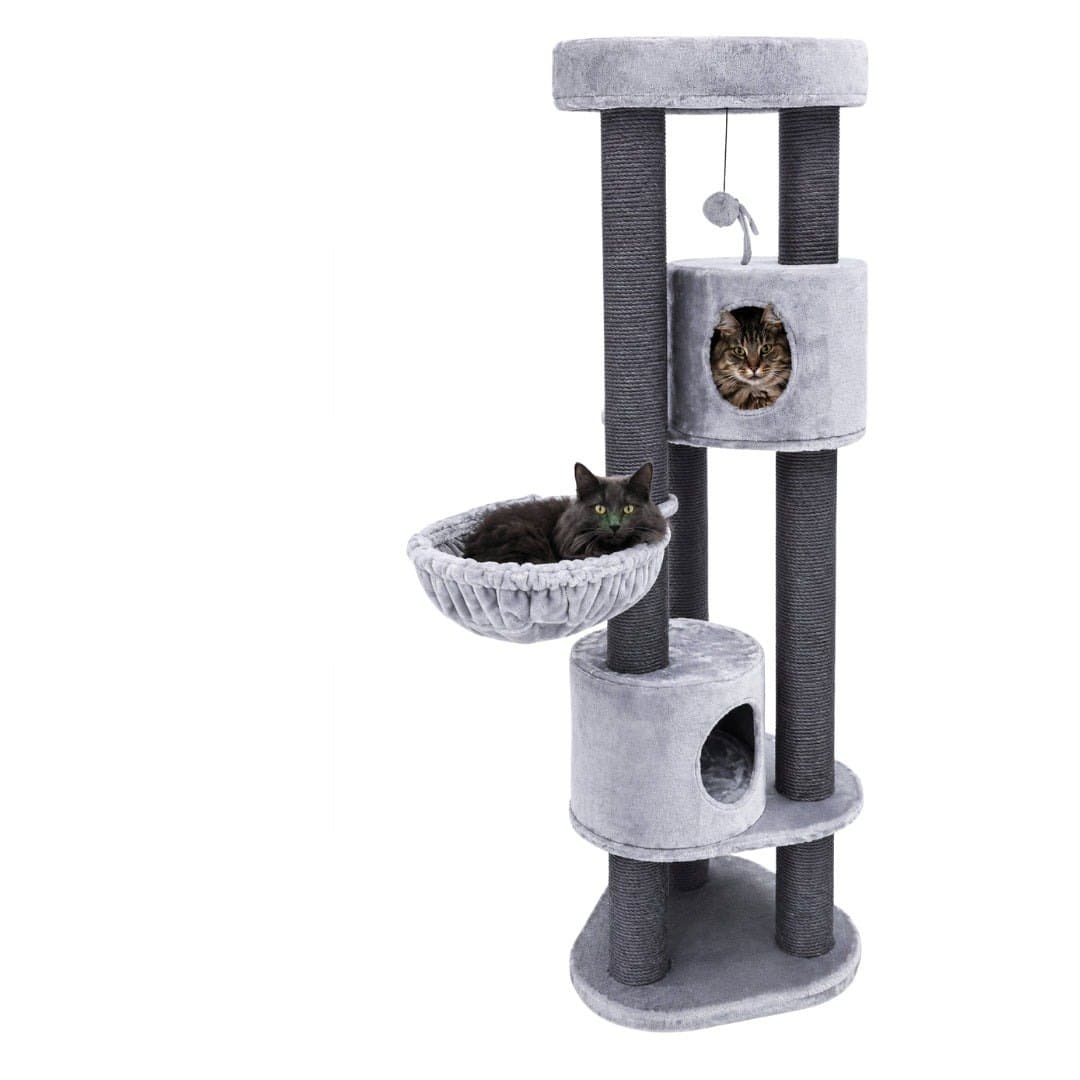Arbre à chat Charlotte 180 cm — gris