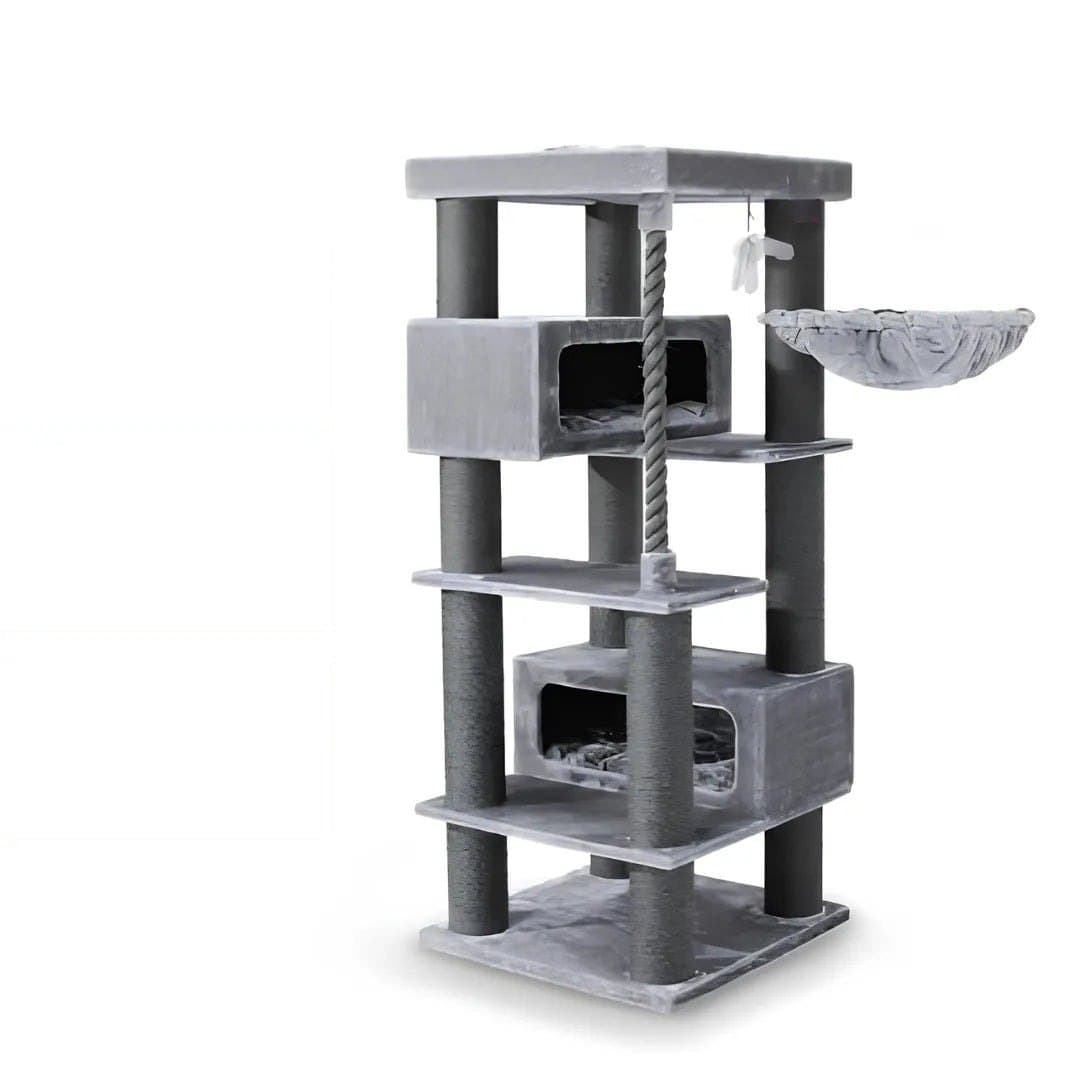 Arbre à chat Turnpike 190 cm — gris